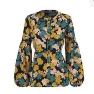 Cabi favorite blouse Floral Women's Top - Multicolor
